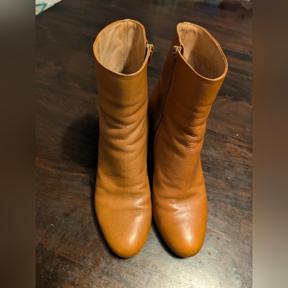 Maison Martin Margiela Brown Leather Heeled Boots - Picture 2 of 8